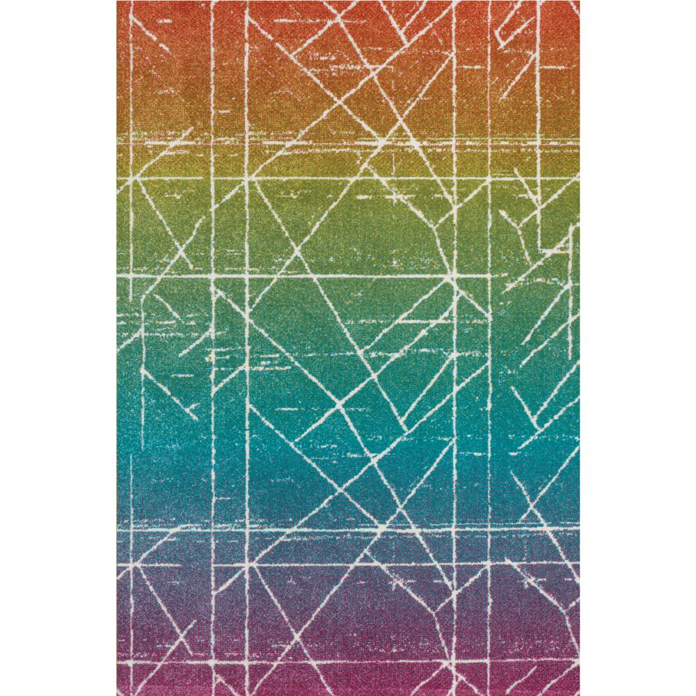 Oferte la Covor modern Sintelon Play 43PMP, polipropilena, model geometric multicolor, 120 x 170 cm