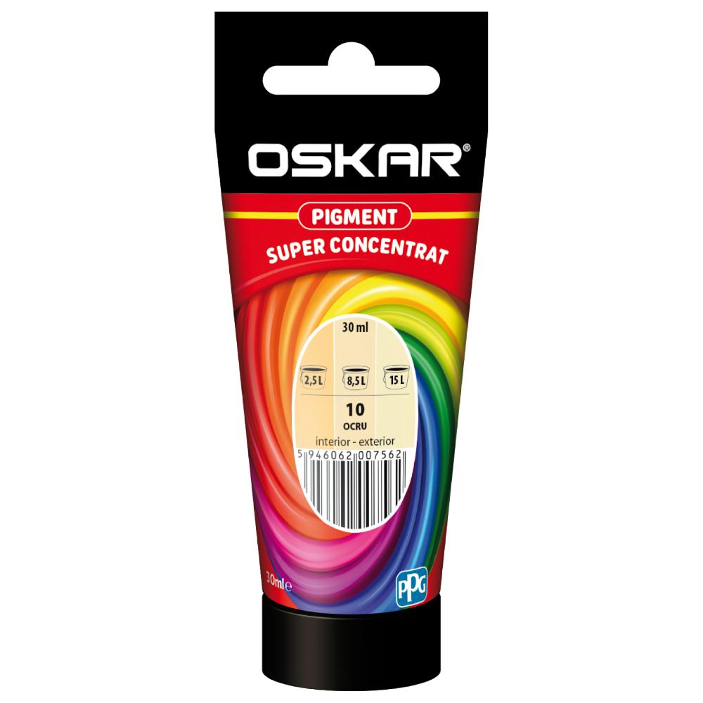 Oferte la Pigment super concentrat Oskar, interior, pentru vopsea lavabila ,ocru, 30 ml