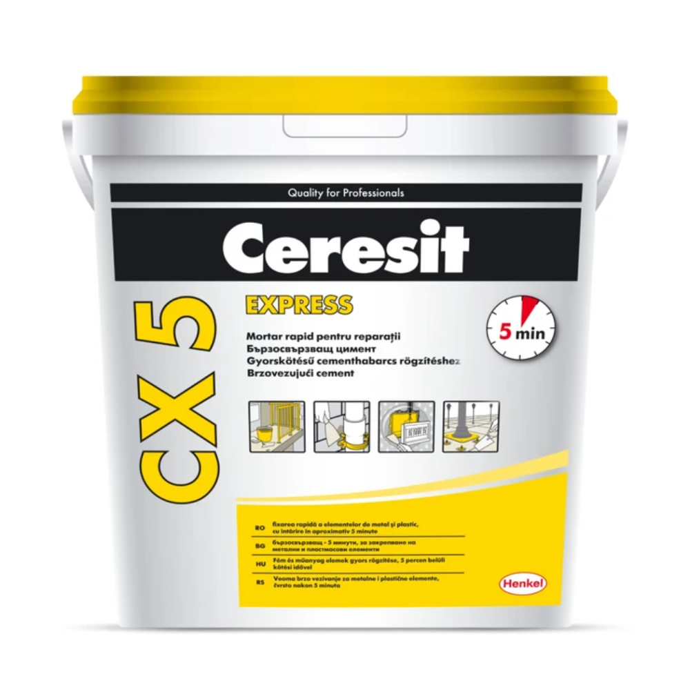 Oferte la Mortar rapid de reparatii Ceresit CX5, interior, 5 kg