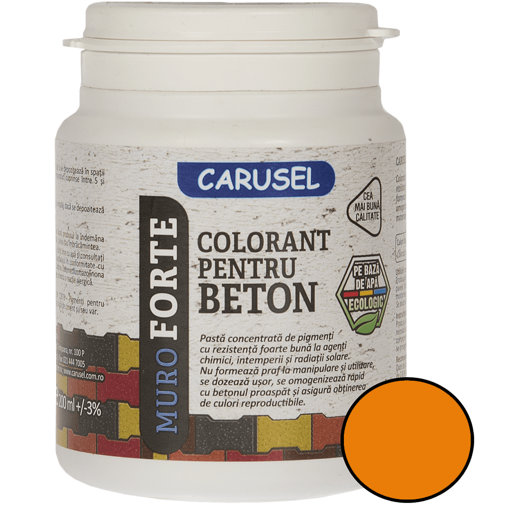 Oferte la Colorant pentru beton Carusel, portocaliu, 200 ml