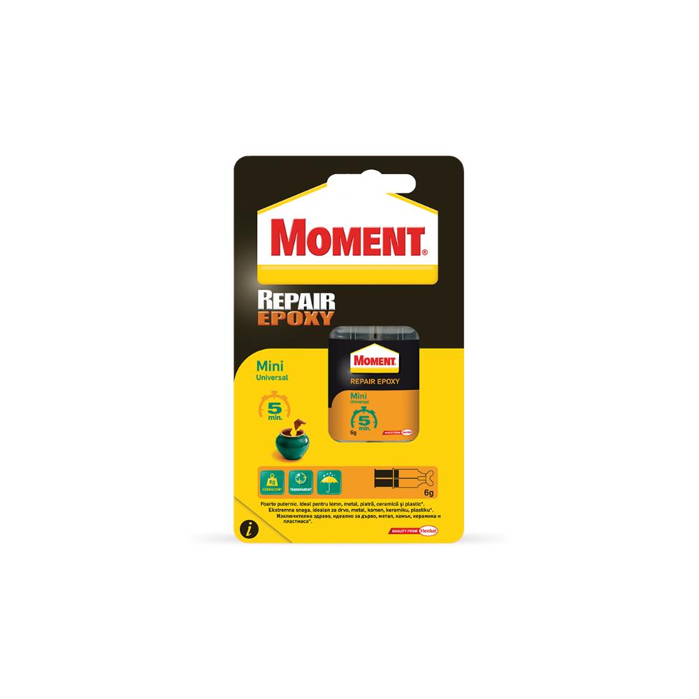 Oferte la Adeziv pentru suprafete multiple, interior / exterior, Moment Repair Epoxy, transparent, 6 m