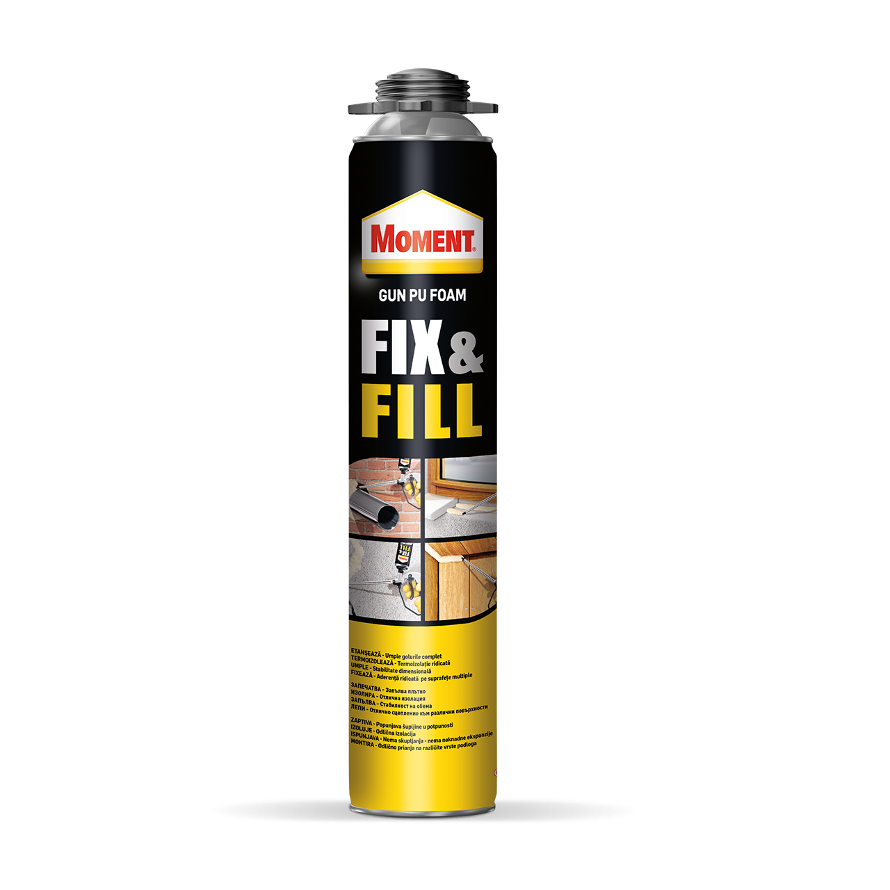 Oferte la Spuma poliuretanica pentru montaj, aplicare cu pistol, Moment Fix & Fill, 700 ml