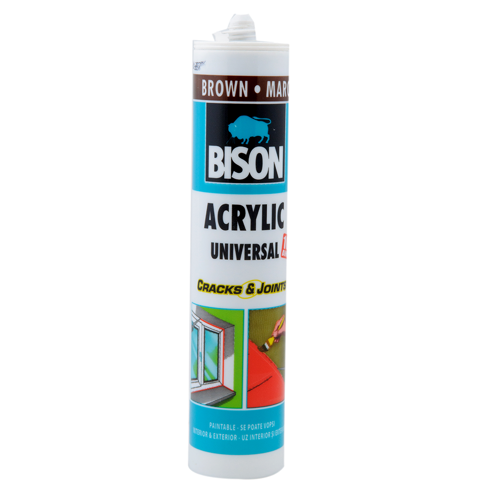 Oferte la Silicon Acril Bison maro 300 ml