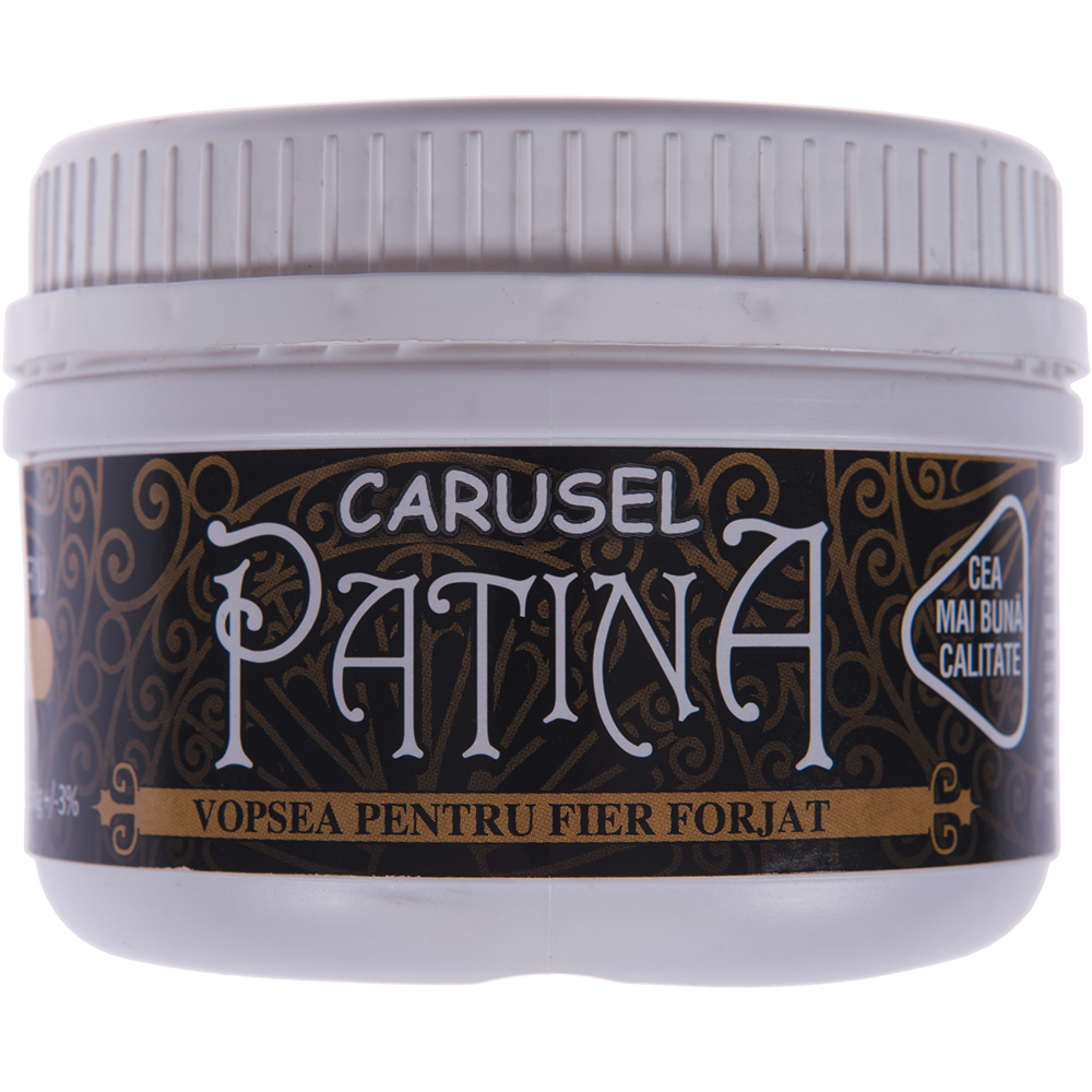 Oferte la Vopsea fier forjat Patina Carusel auriu, interior/exterior, 0.25 kg