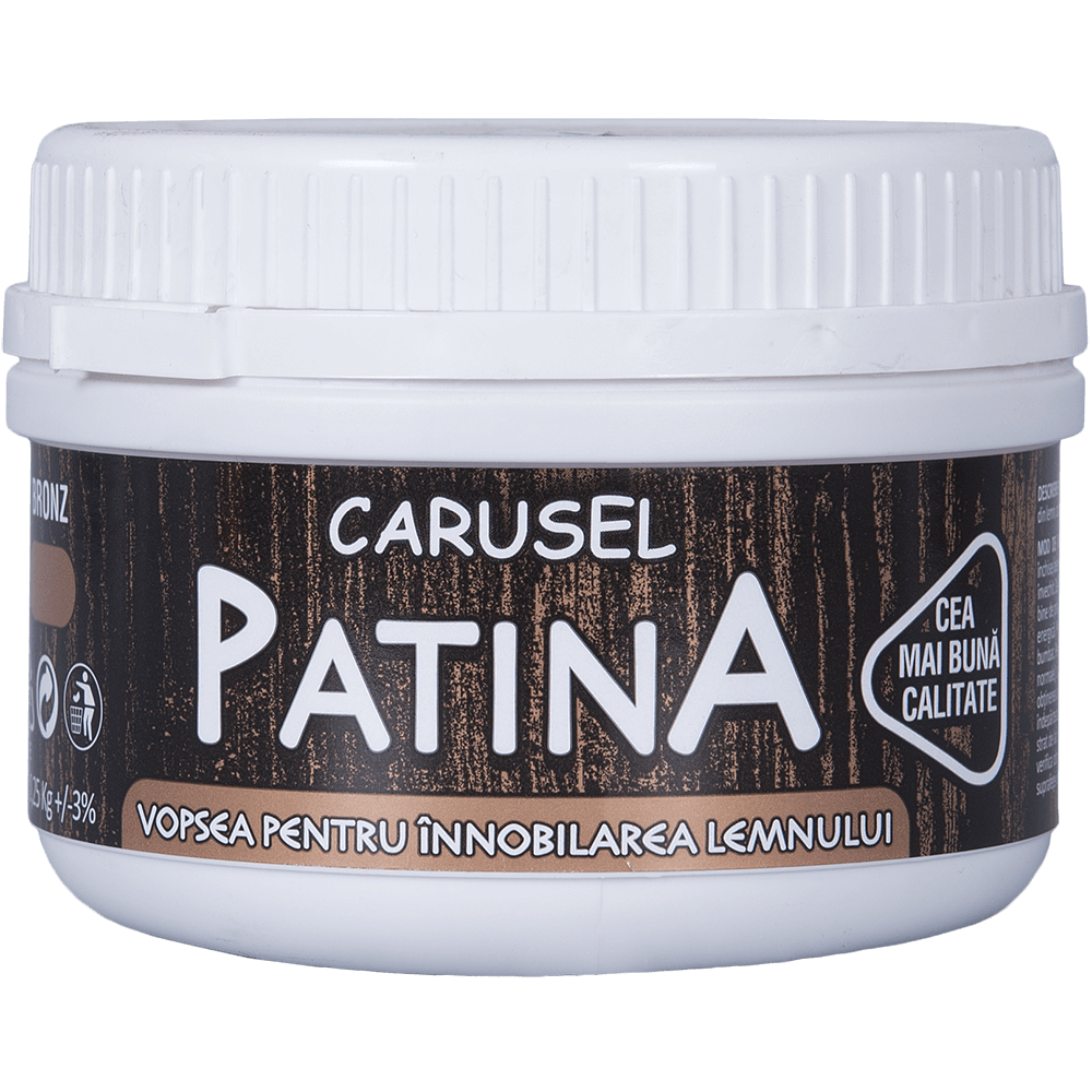 Oferte la Vopsea lemn Patina Carusel,bronz,interior/exterior, 0.25 kg