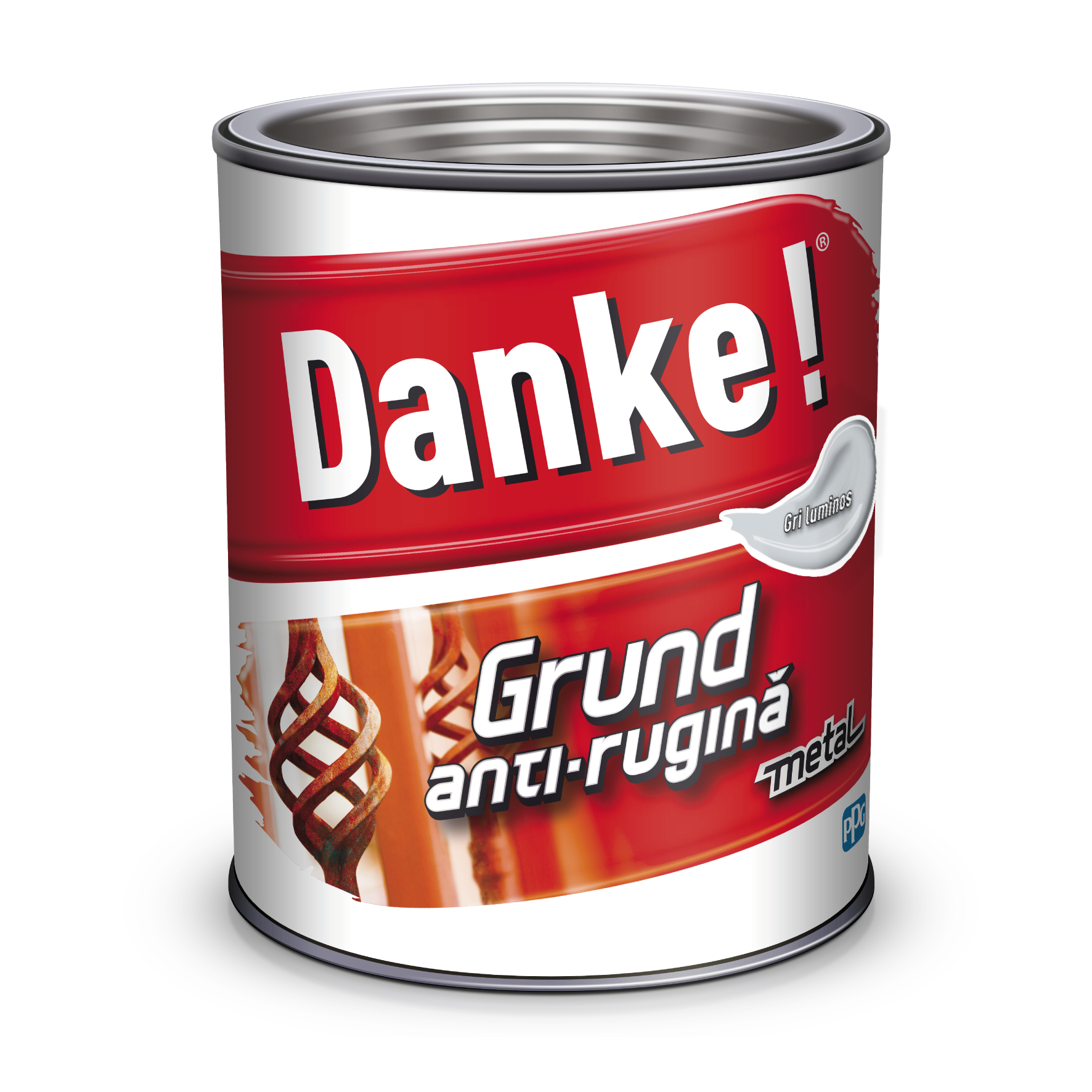 Oferte la Grund metal anti-rugina Danke, interior/exterior, gri, 0.7 l
