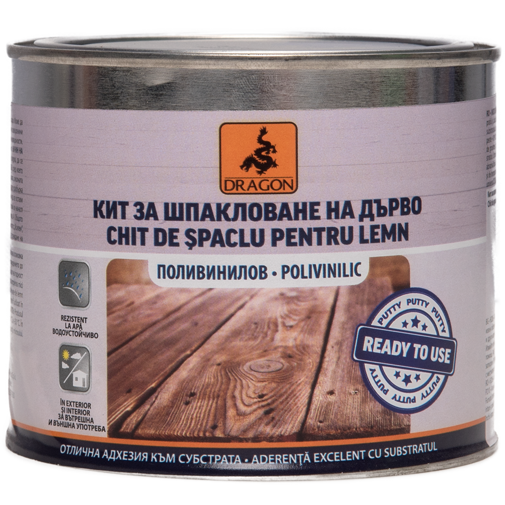 Oferte la Chit de cutit pentru lemn, Dragon, bej, 620 g