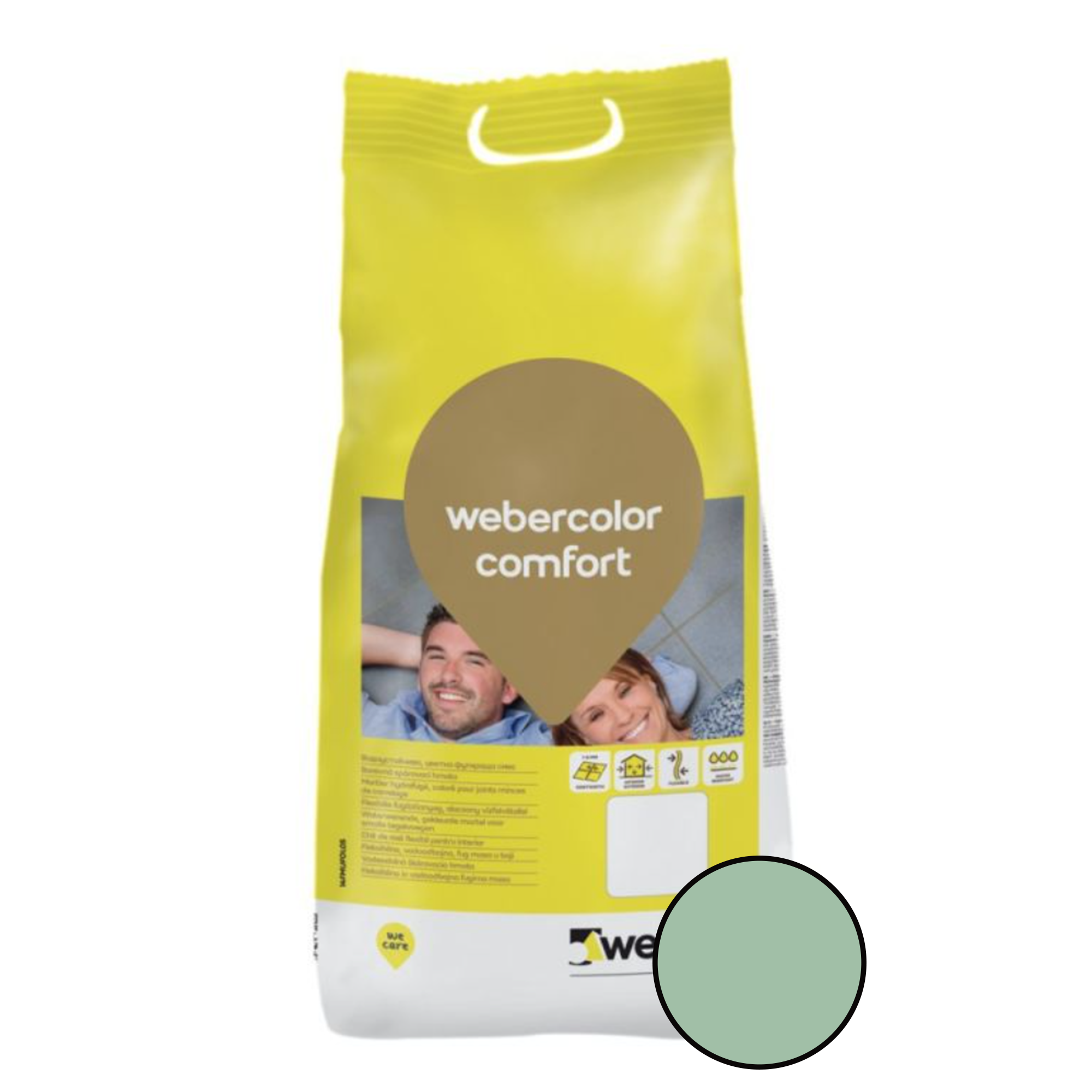 Oferte la Chit de rosturi Weber Color Comfort interior/exterior Olive 2Kg