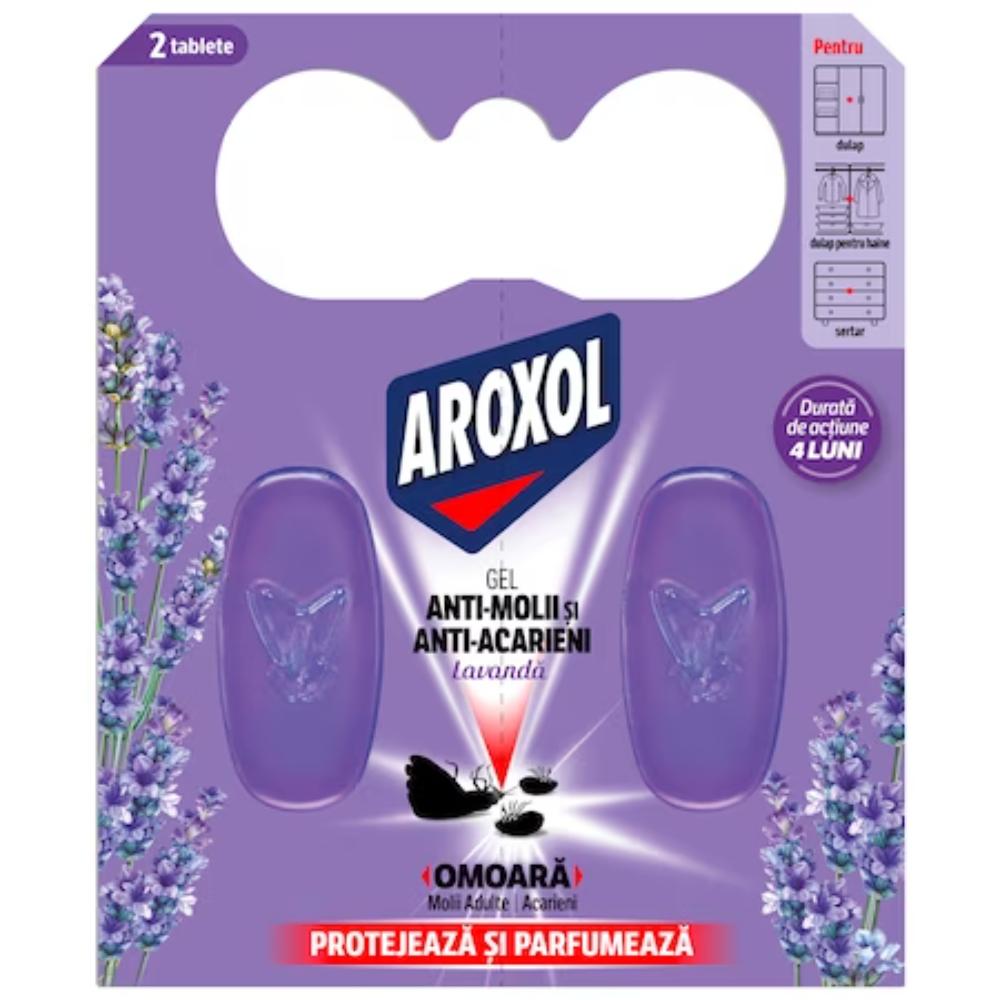 Oferte la Gel antimolii si antiacarieni, Aroxol, lavanda, 2 buc