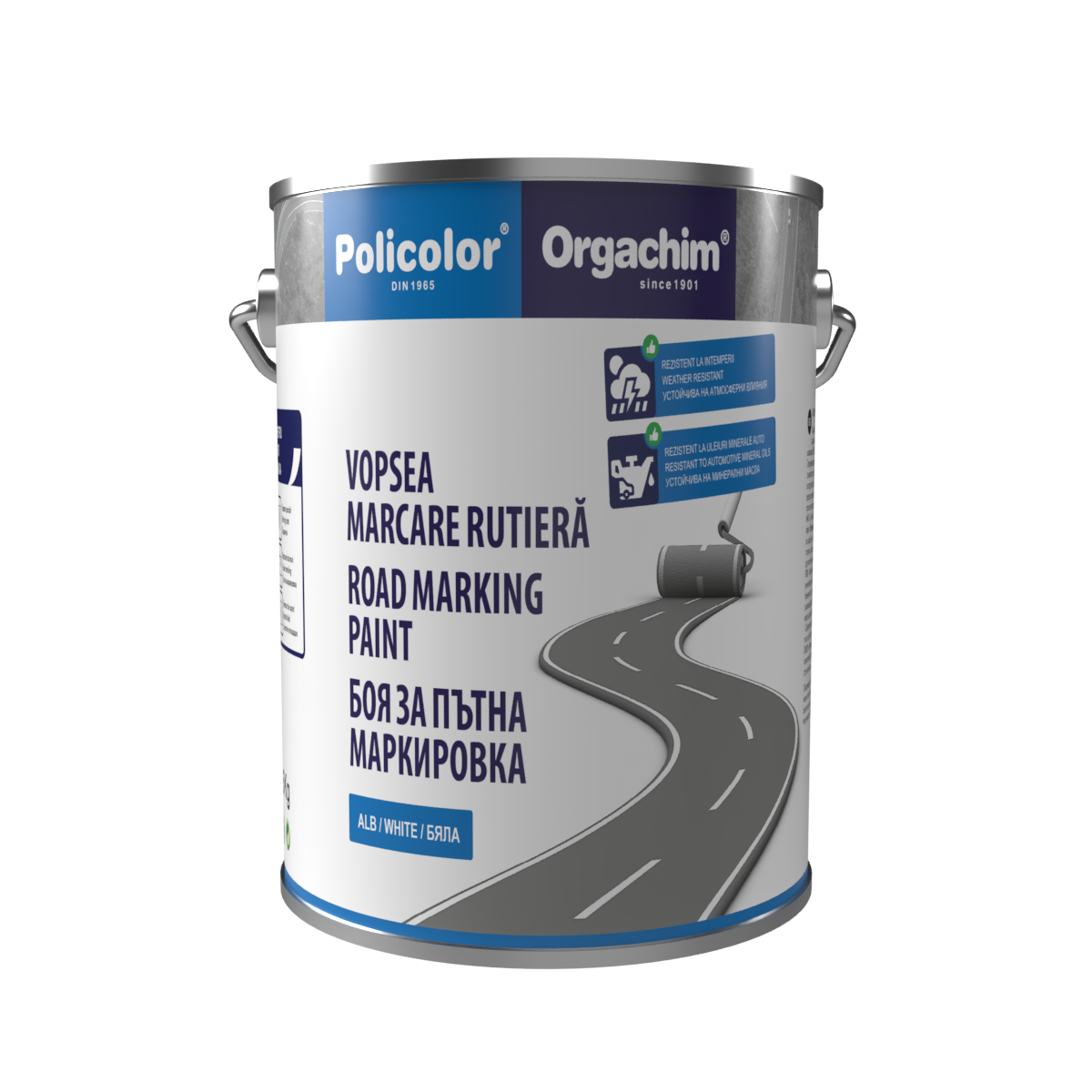Oferte la Vopsea pentru marcare rutiera Policolor Deko, alb, 3.5 kg