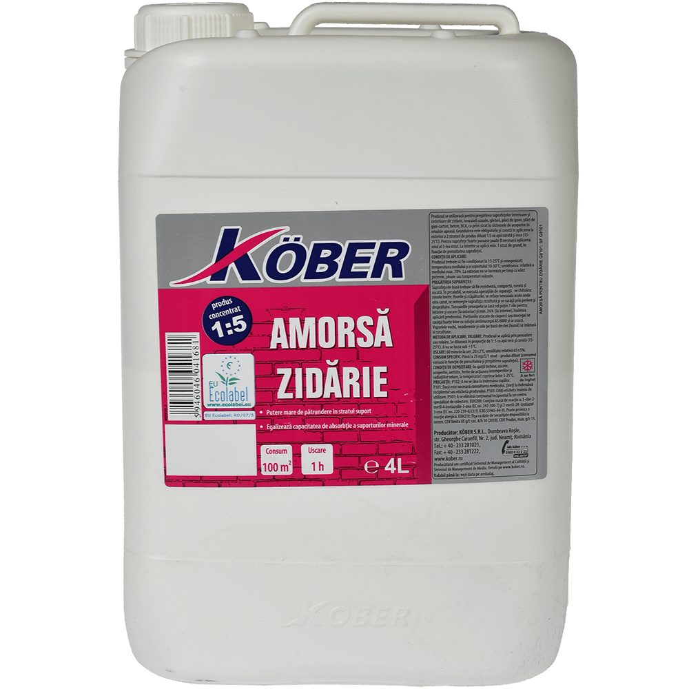 Oferte la Amorsa zidarie, Kober, concentrata, 4 L