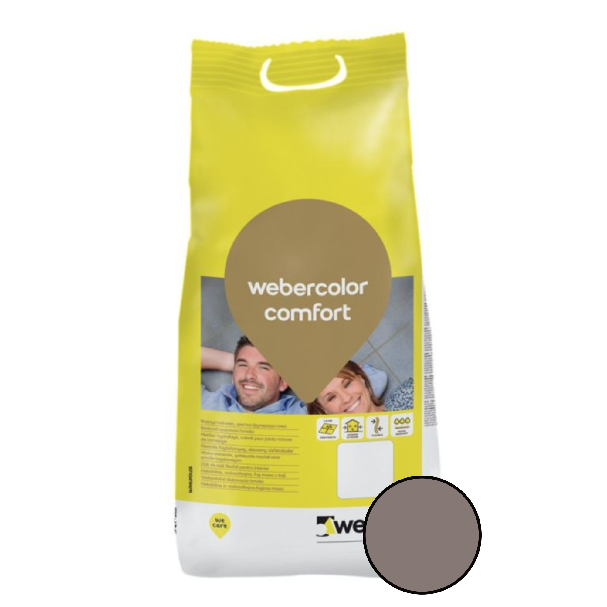 Oferte la Chit de rosturi Weber Color Comfort interior/exterior Dark Chocolate 2Kg