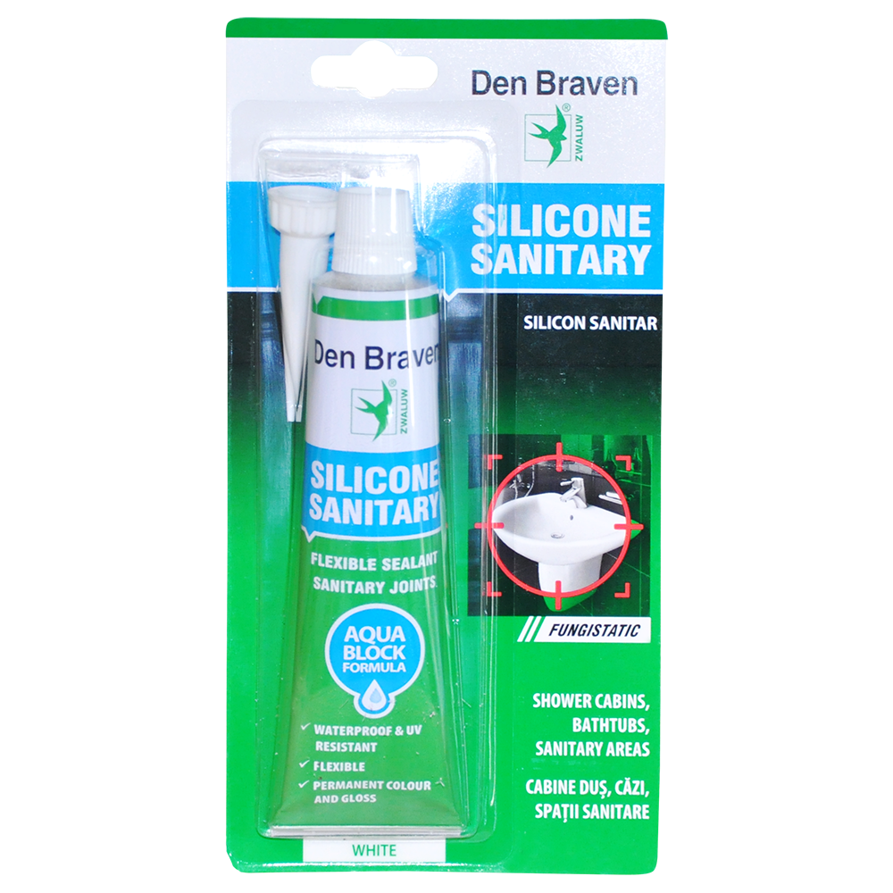 Oferte la Silicon Sanitar Alb Blister 80 ml