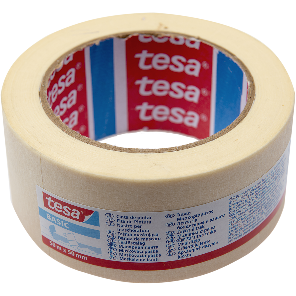 Oferte la Banda mascare Tesa BASIC - 58599, crem-alb, interior, 50 mm 