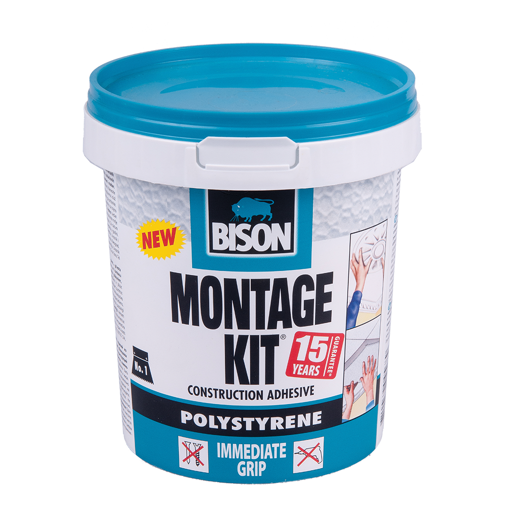 Oferte la Adeziv de constructii pentru fixarea obiectelor din polistiren, Bison Montage Kit, 1 kg