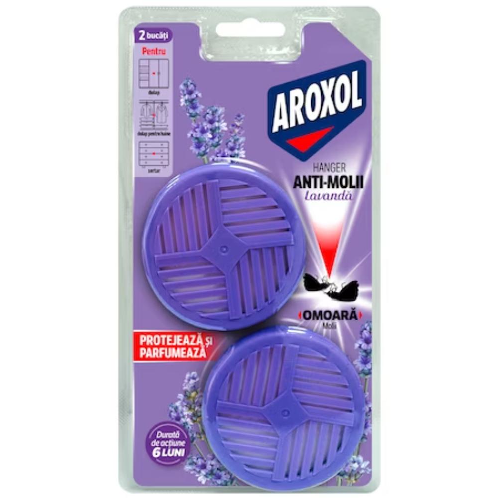 Oferte la Agatatoare antimolii Aroxol, lavanda, 2 buc