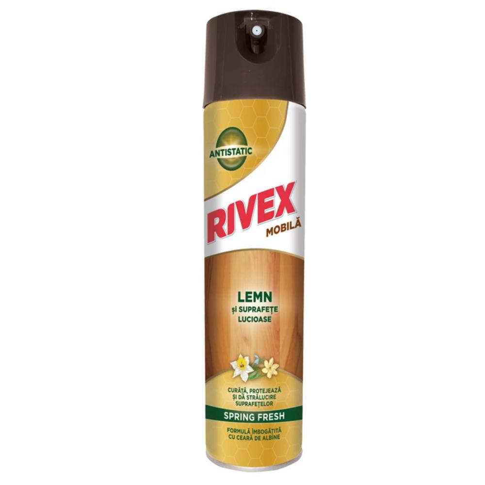 Oferte la Spray pentru mobila Rivex cu parfum de lamaie, 300 ml