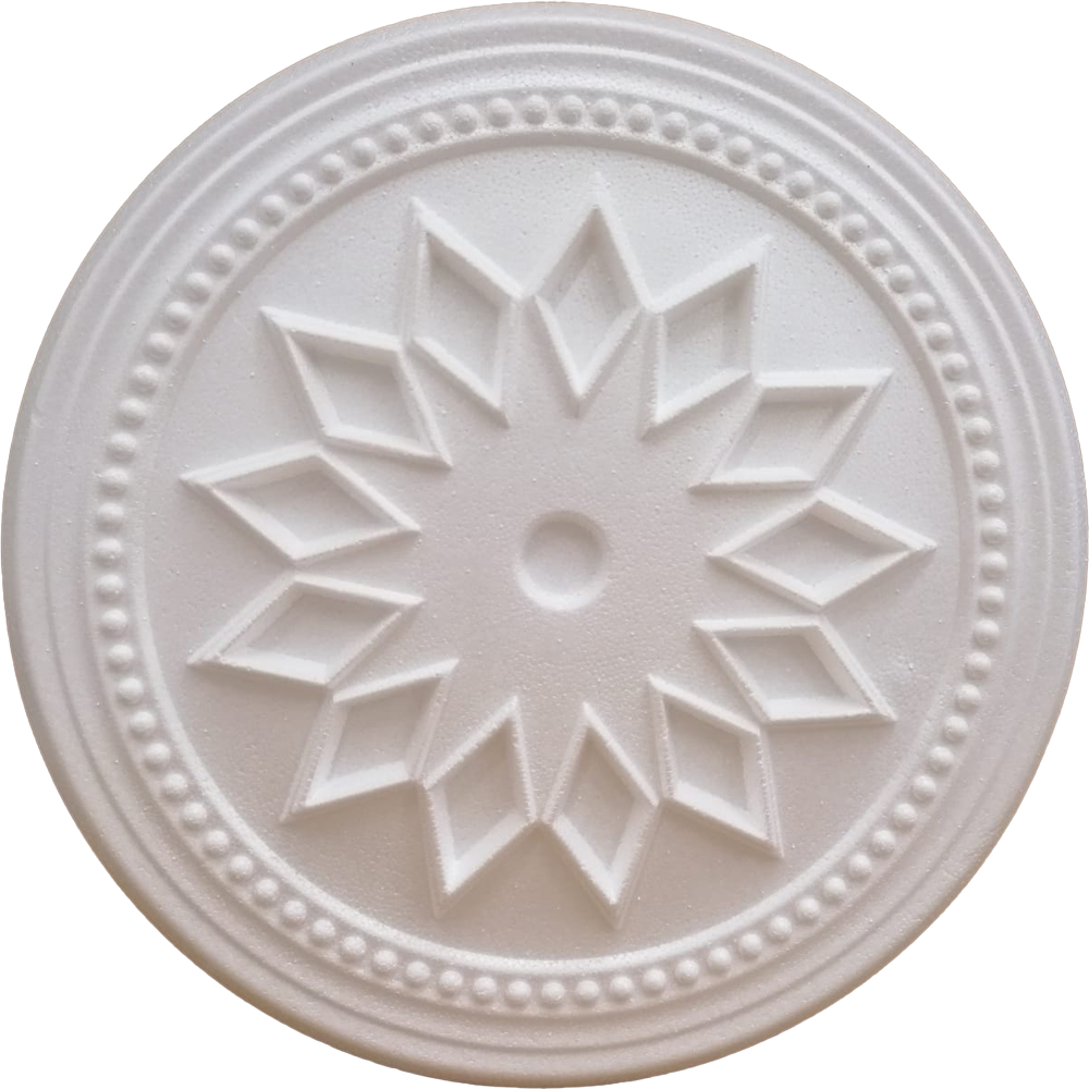 Oferte la Rozeta decorativa din polistiren expandat GS 04, diametru 40 cm, alb