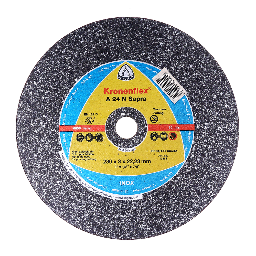 Oferte la Disc debitare inox, Klingspor 13477, 230 x 22.23 x 3 mm