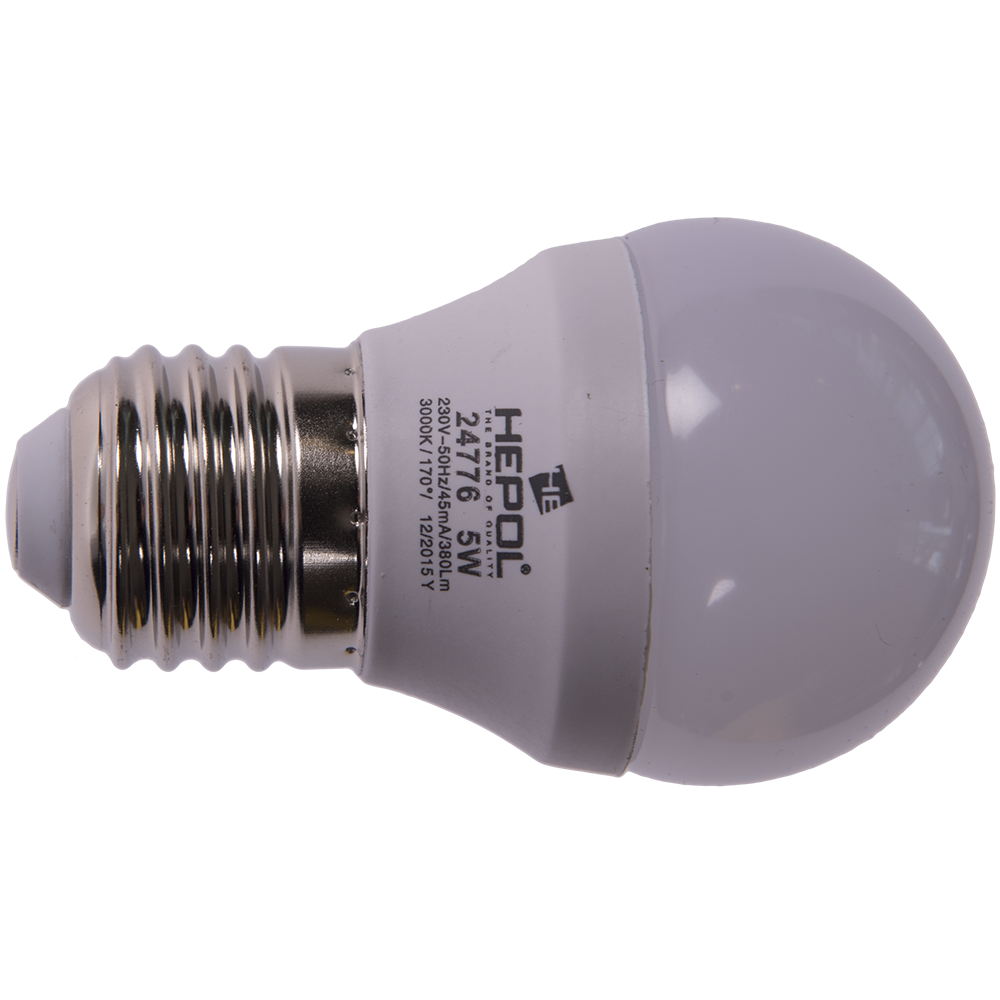 Oferte la Bec Led Sferic E27 5 W Eco Hepol-Y