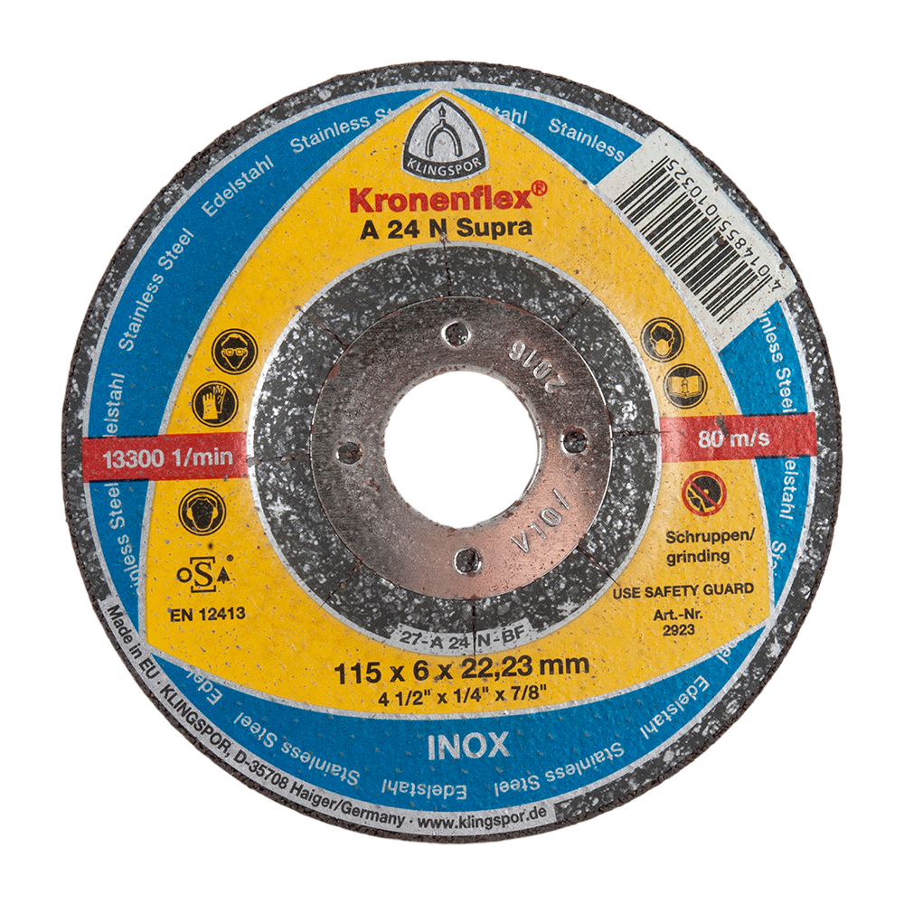 Oferte la Disc polizare pentru inox, Klingspor 2923, 115 x 22.23 x 6 mm 