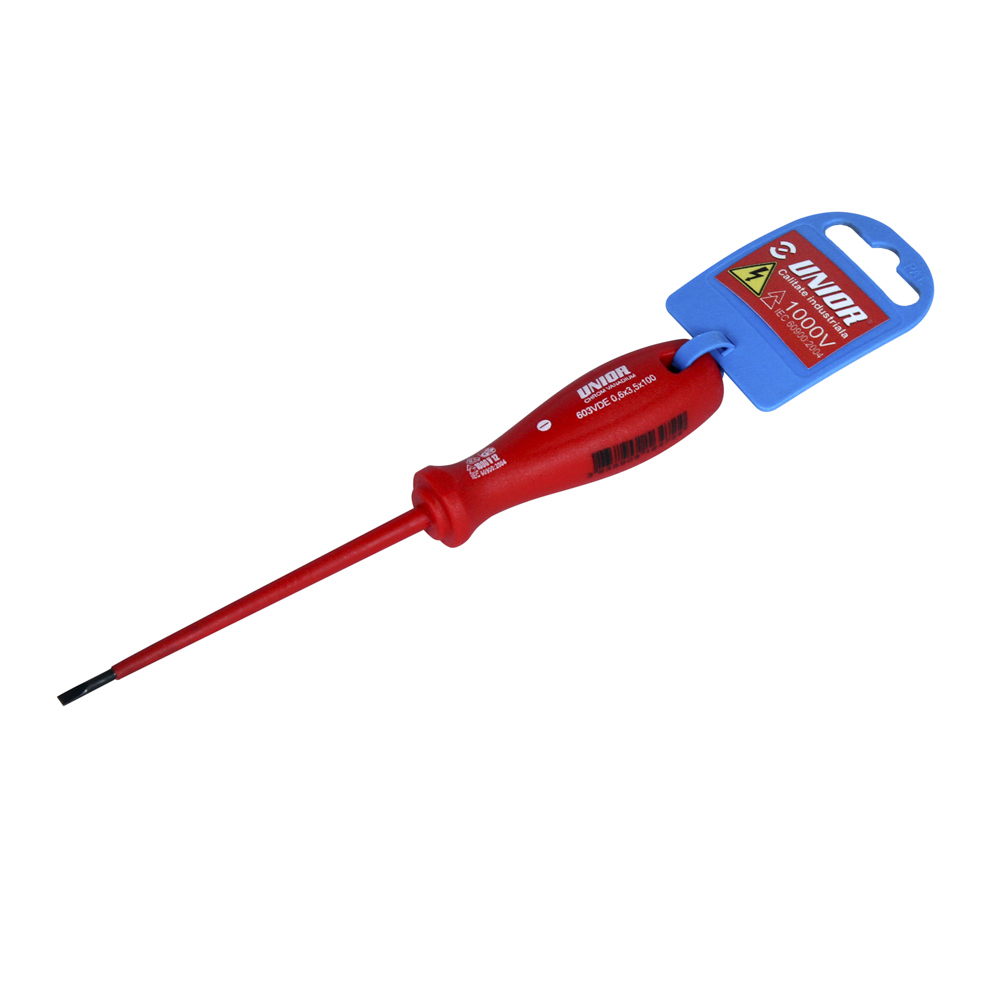 Oferte la Surubelnita cu profil drept, Unior, 603VDE, 0,6 x 3,5 x 100 mm