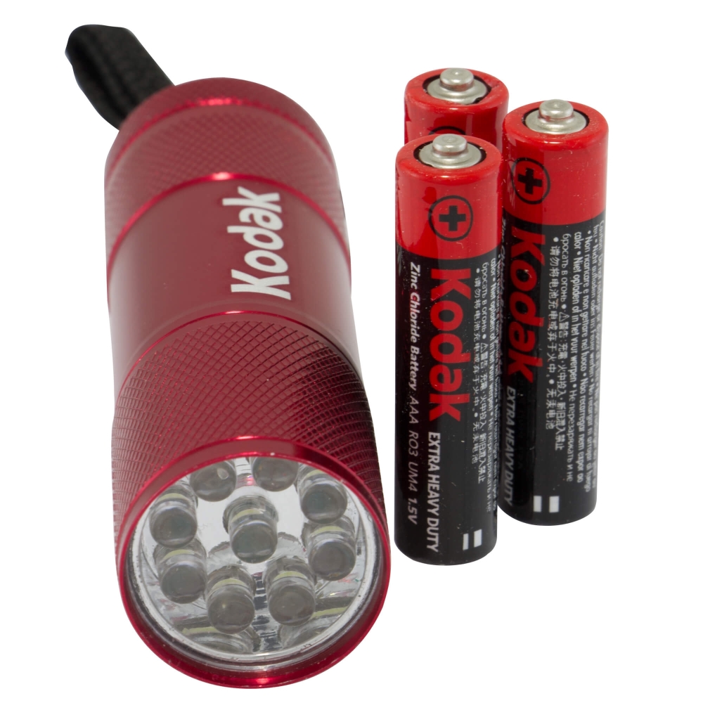 Oferte la Lanterna 9 LED Kodak, 46 lm, IP62, culoare rosu