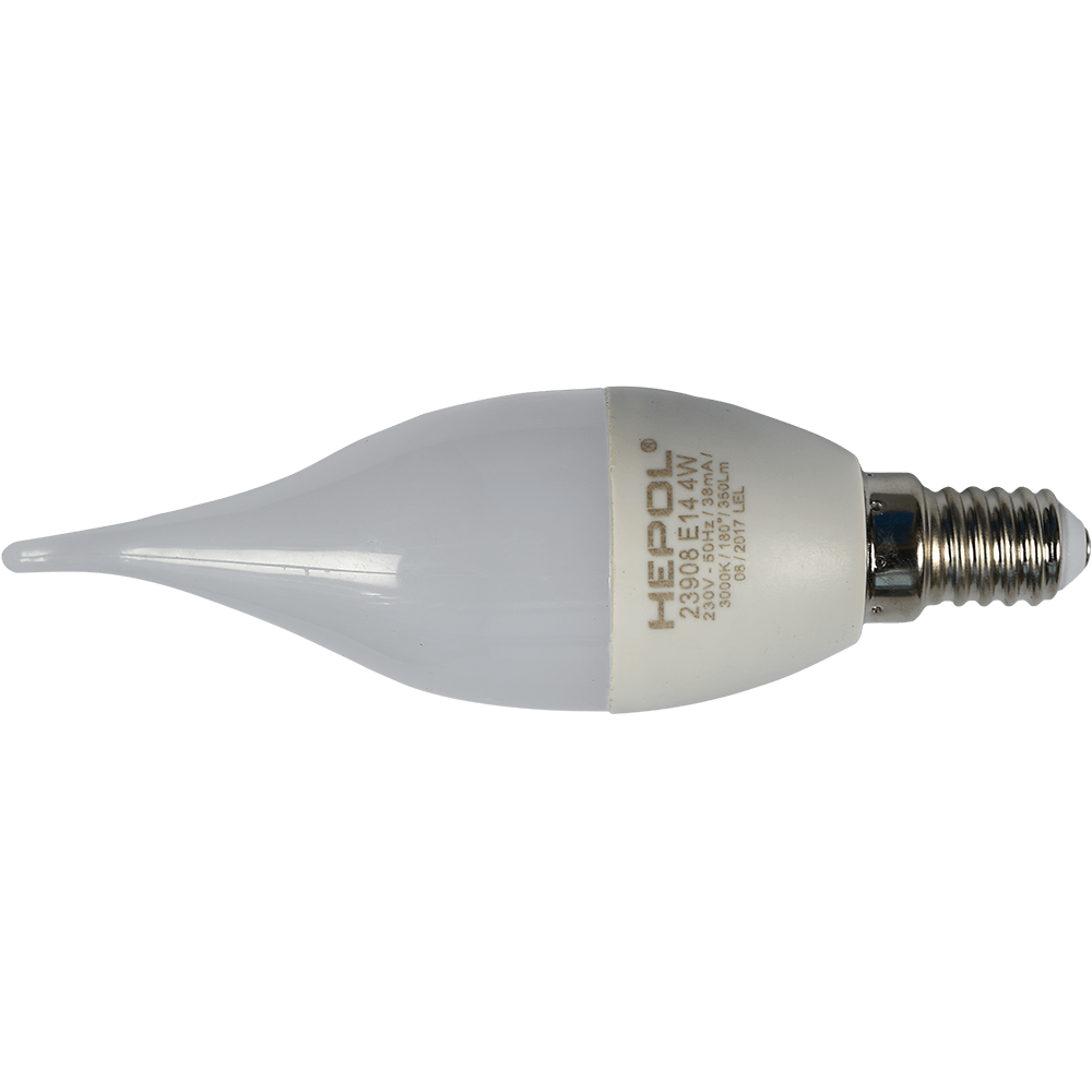 Oferte la Bec Led Lumanare Fantezie E14 4W Hepol Lumina Calda