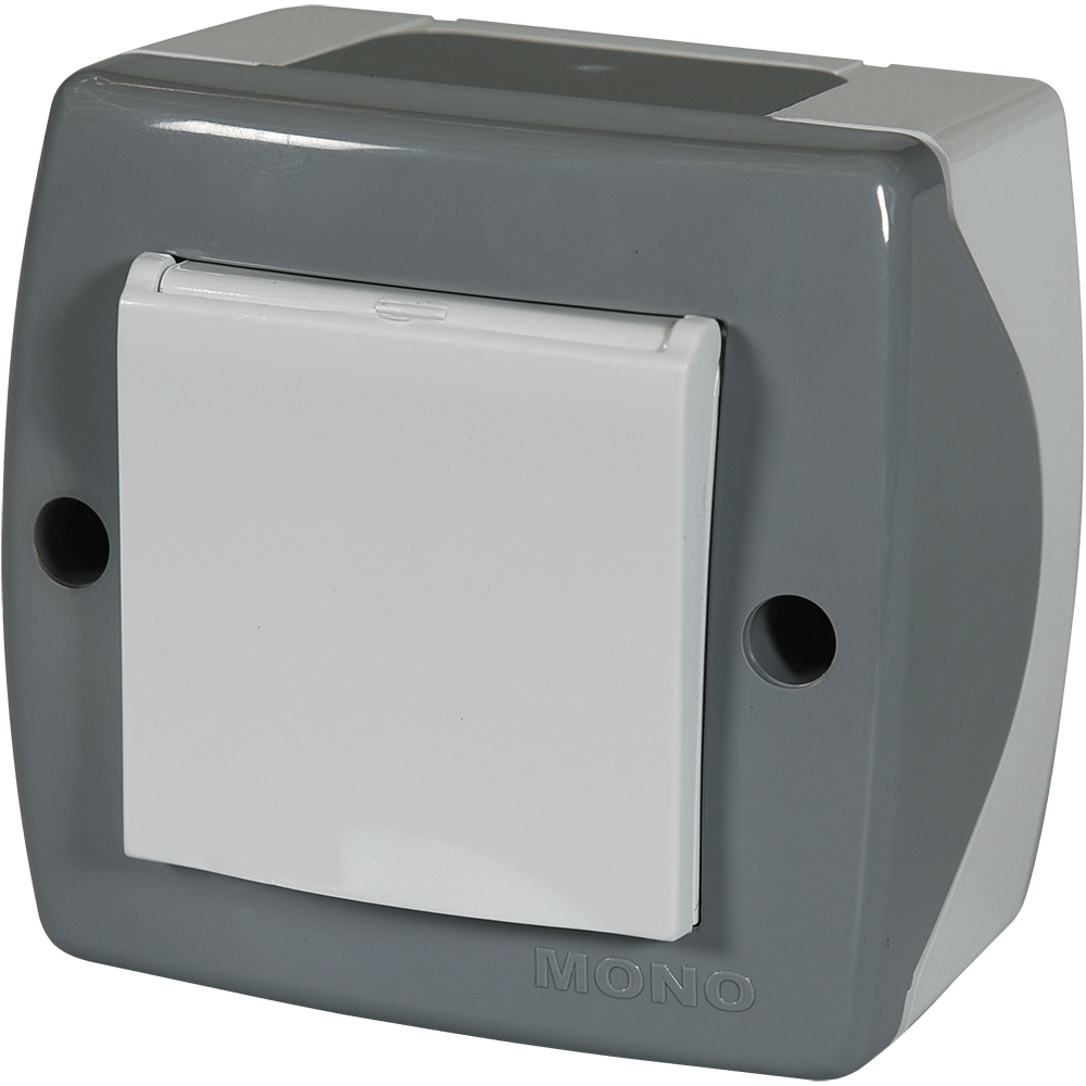 Oferte la Priza electrica simpla Lohuis Octans cu capac, contact de protectie, montaj aparent, IP44