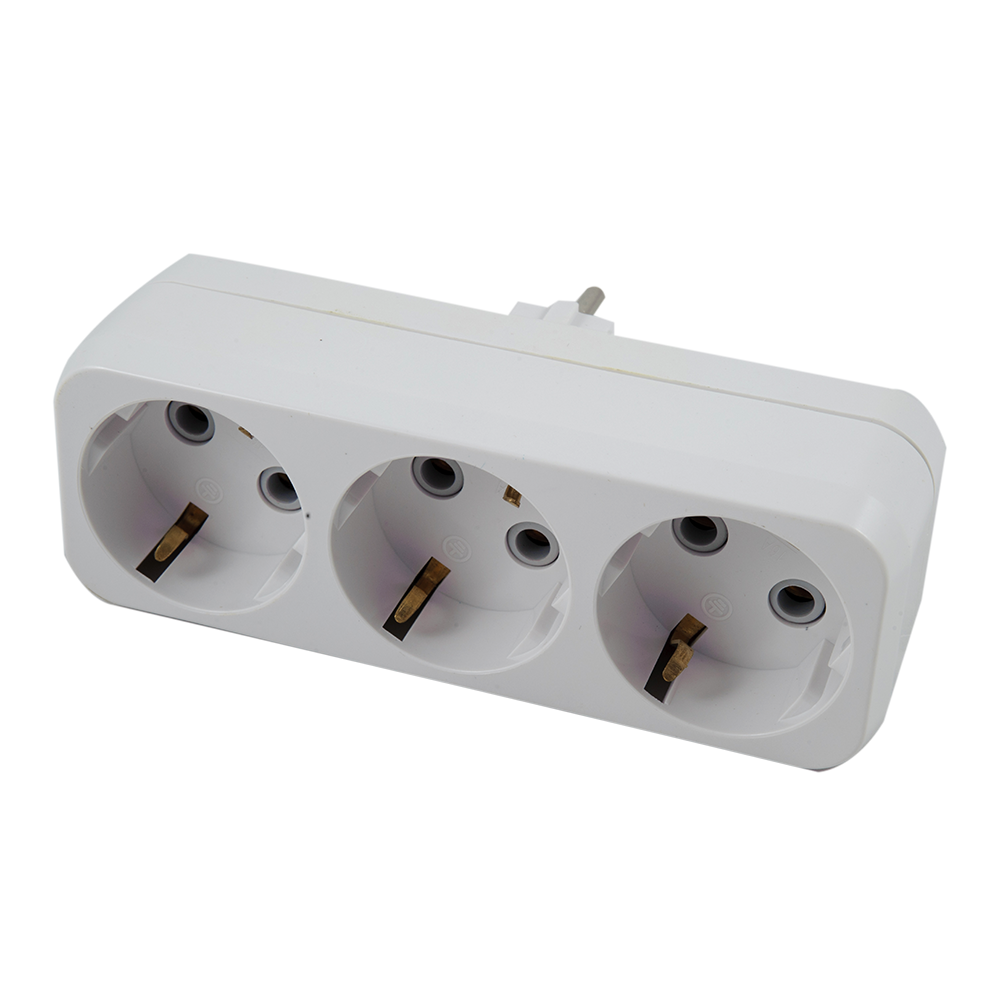 Oferte la Adaptor Hepol, alb, 3 prize, 3500W