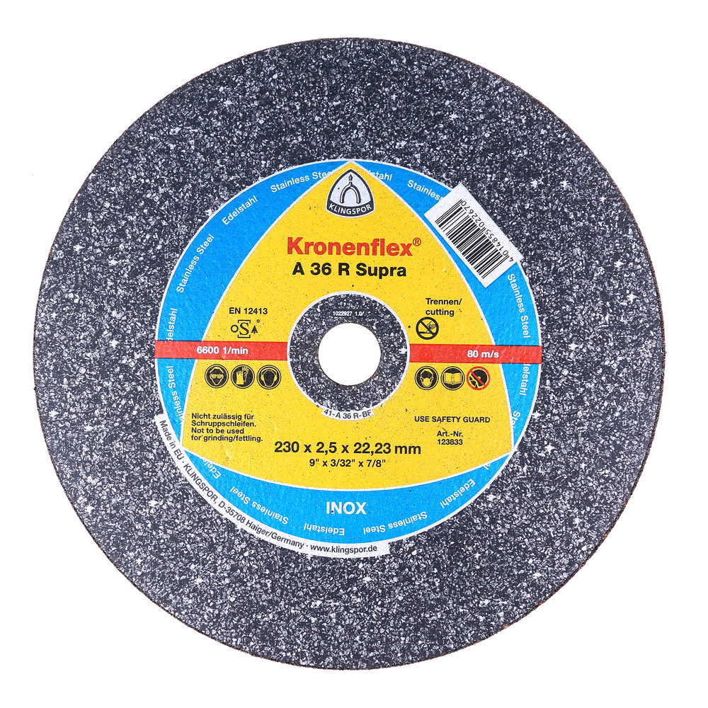 Oferte la Disc debitare inox, Klingspor 123833, 230 x 22.23 x 2.5 mm