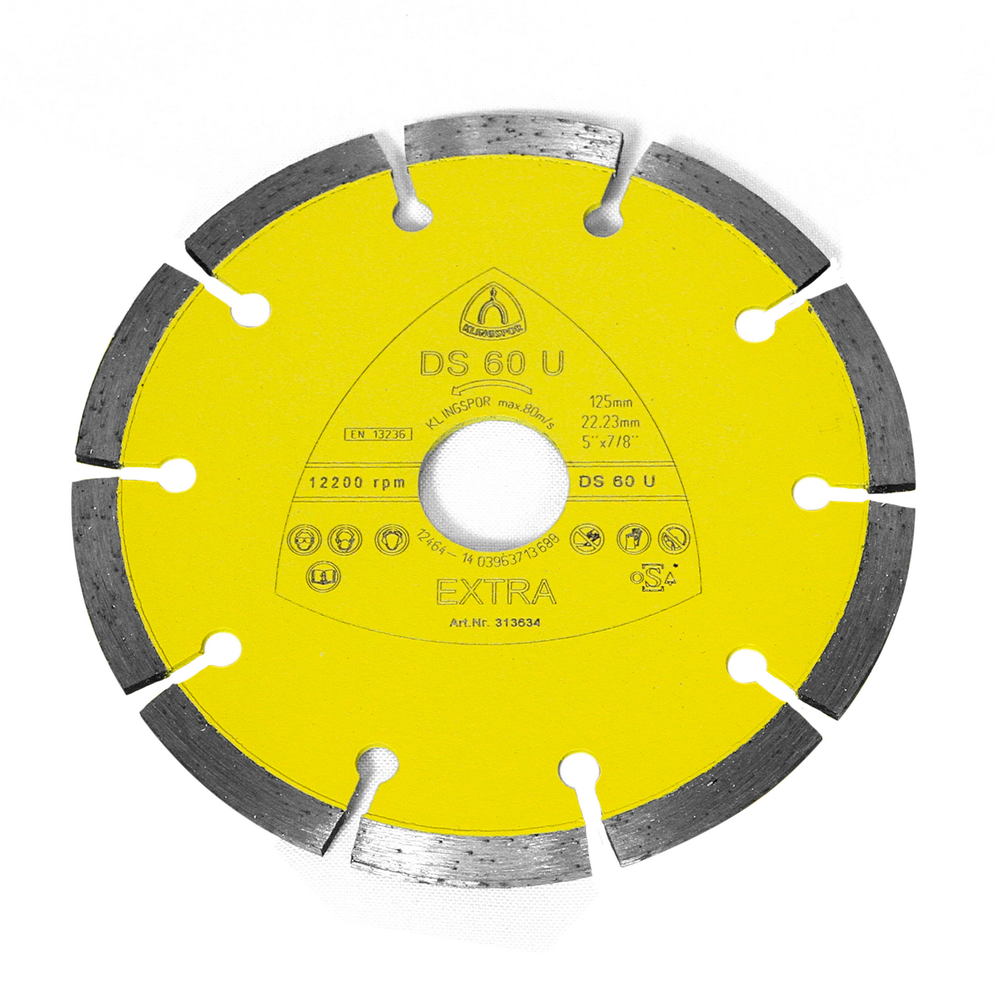 Oferte la Disc diamantat debitare beton, Klingspor 313634, 125 x 22.23 mm 