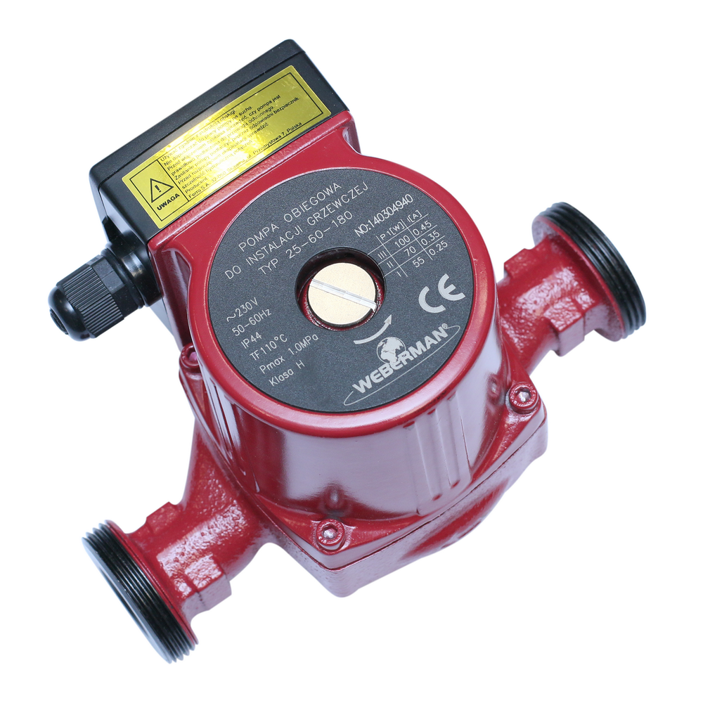Oferte la Pompa circulatie Ferro Weberman 0202W, 25/60/180, 3 trepte, IP44, 0,2 - 4,5 mc/h