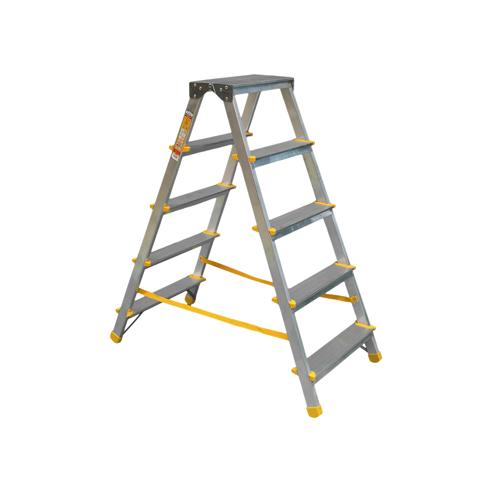 Oferte la Scara aluminiu Eurostil, 2 tronsoane, 5 trepte, H: 103