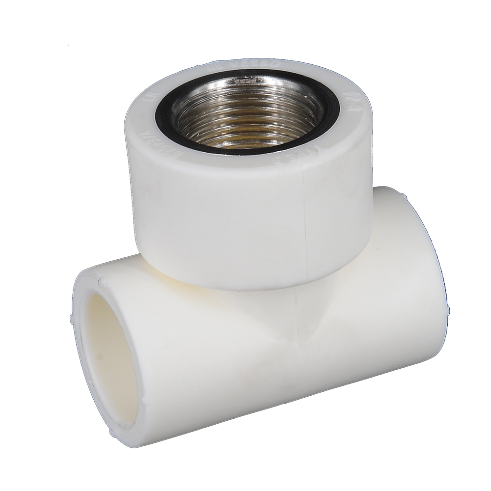 Oferte la Teu PPR 25 mm Vesbo, 3/4, filet interior, alb