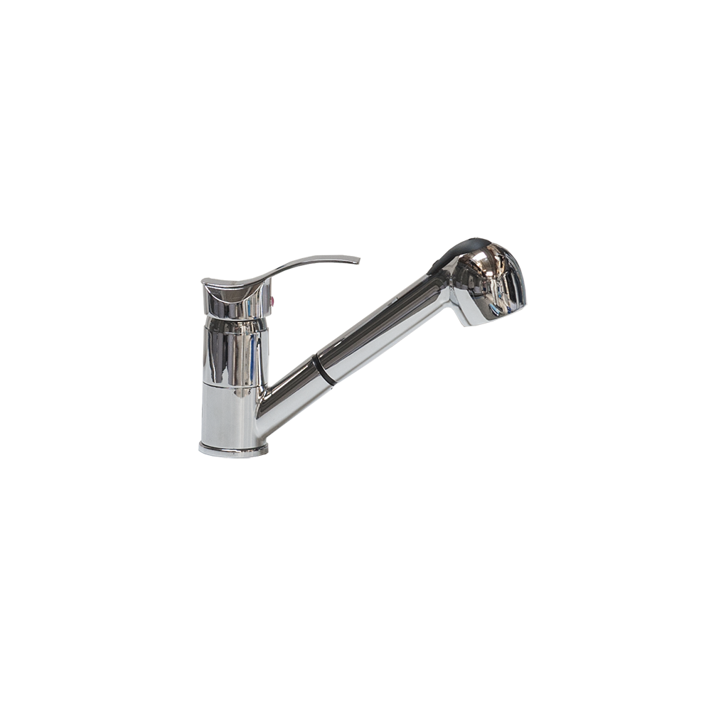 Oferte la Baterie bucatarie Sanitec ERT-SN0012, pivotanta, monocomanda, zinc, finisaj lucios