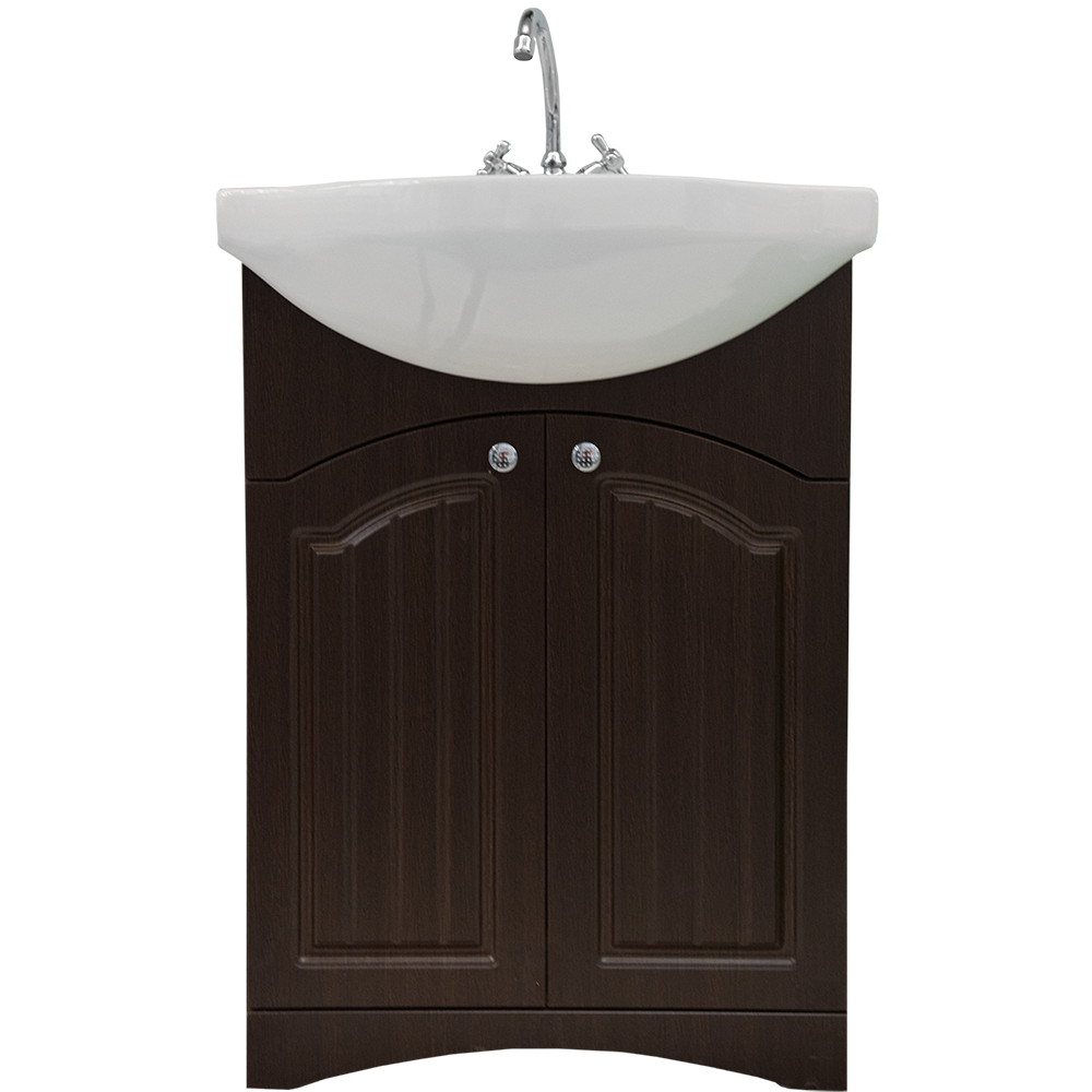 Oferte la Baza cu lavoar Sanitop Rixos, MFD-PAL, wenge, 58 x 31 x 81 cm