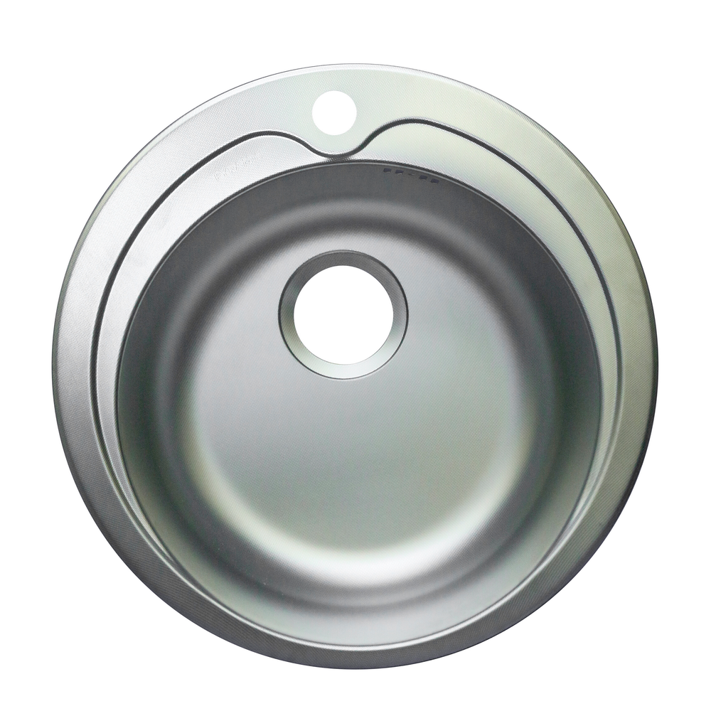 Oferte la Chiuveta bucatarie Pyramis Kiba, inox, 1 cuva rotunda, 485 x 465 mm