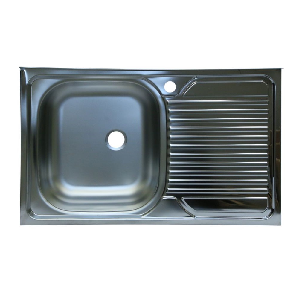 Oferte la Chiuveta bucatarie Pyramis Onset, inox, lucios, 1 cuva stanga, 800 x 500 mm