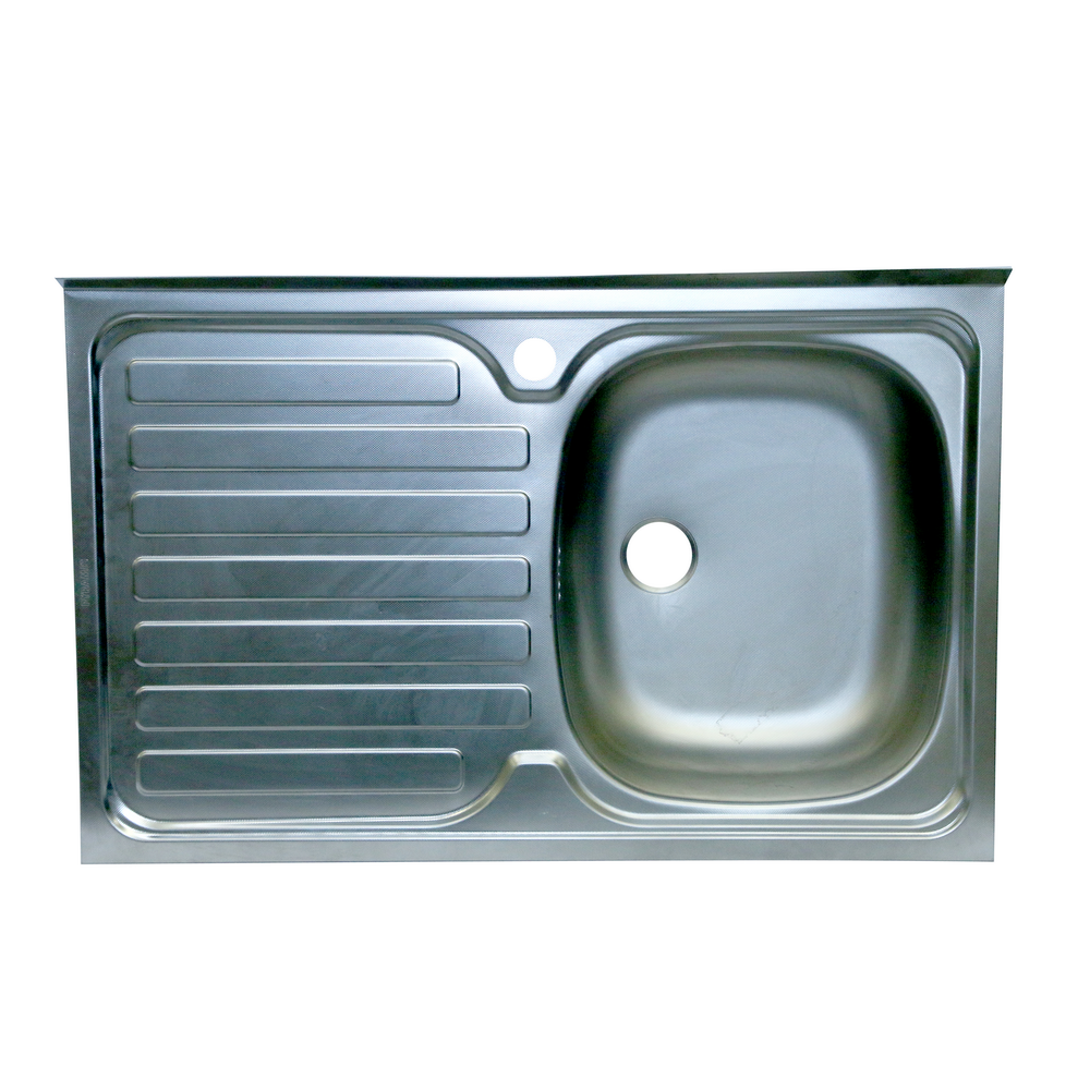 Oferte la Chiuveta bucatarie Pyramis Onset, inox, texturat, 1 cuva dreapta, 800 x 500 mm