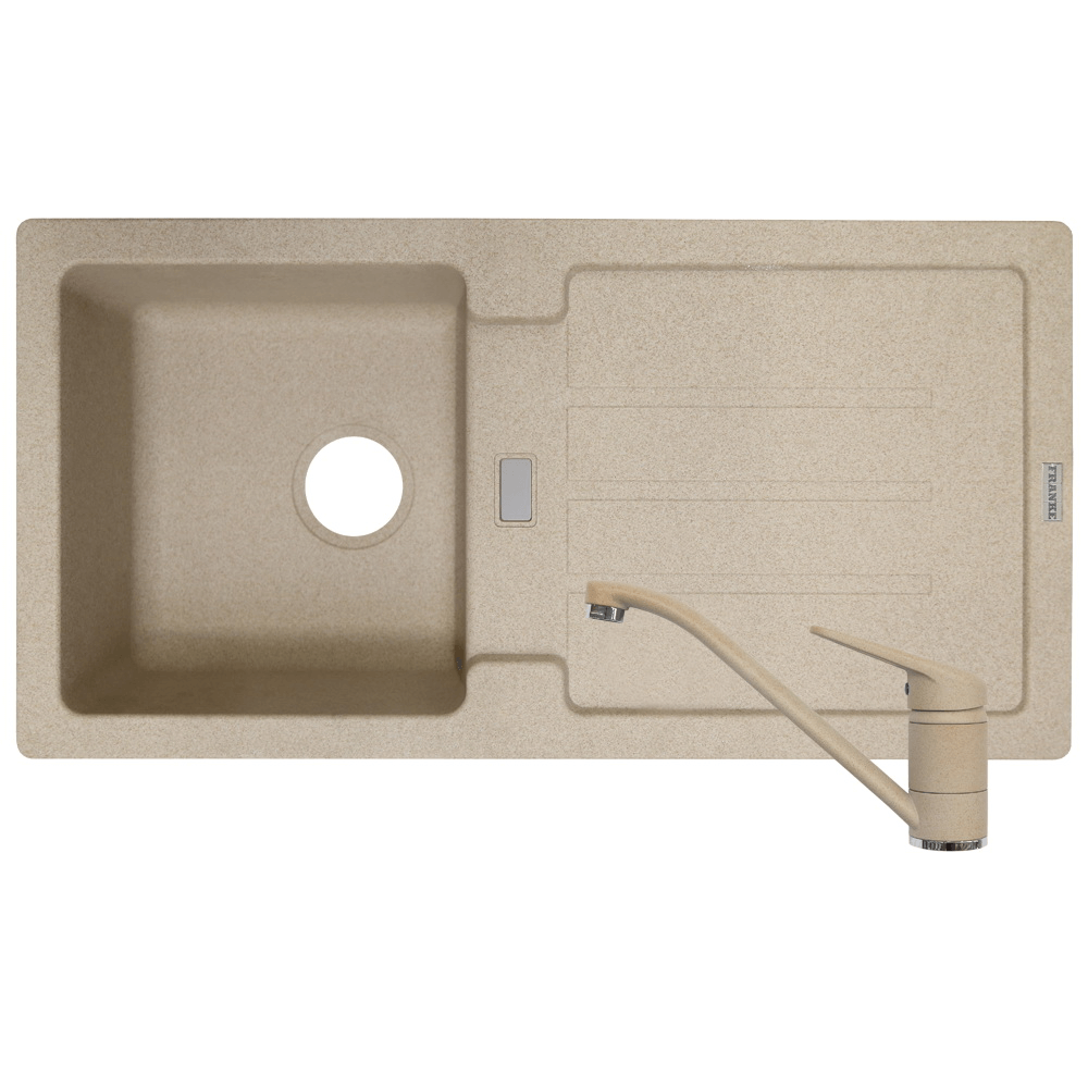 Oferte la Set chiuveta+ baterie Novara Plus Avena Franke, cuva reversibila, 860 x 435 mm