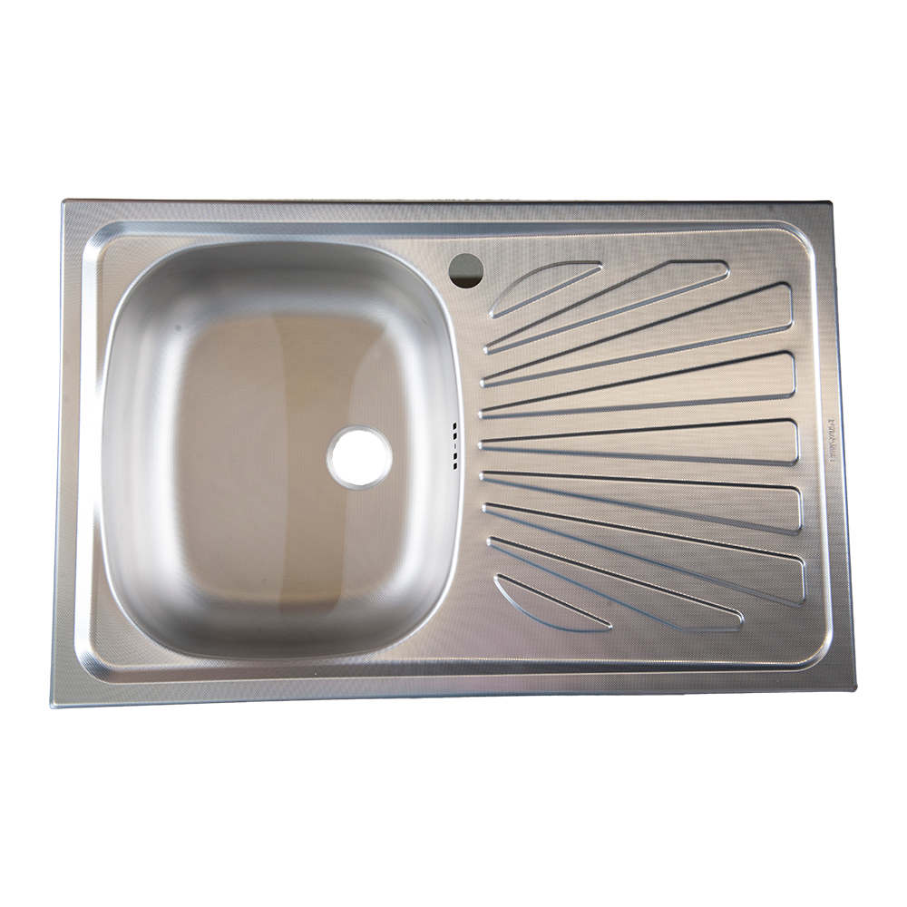 Oferte la Chiuveta bucatarie Pyramis Creta, inox, 1 cuva stanga, 755 x 480 mm