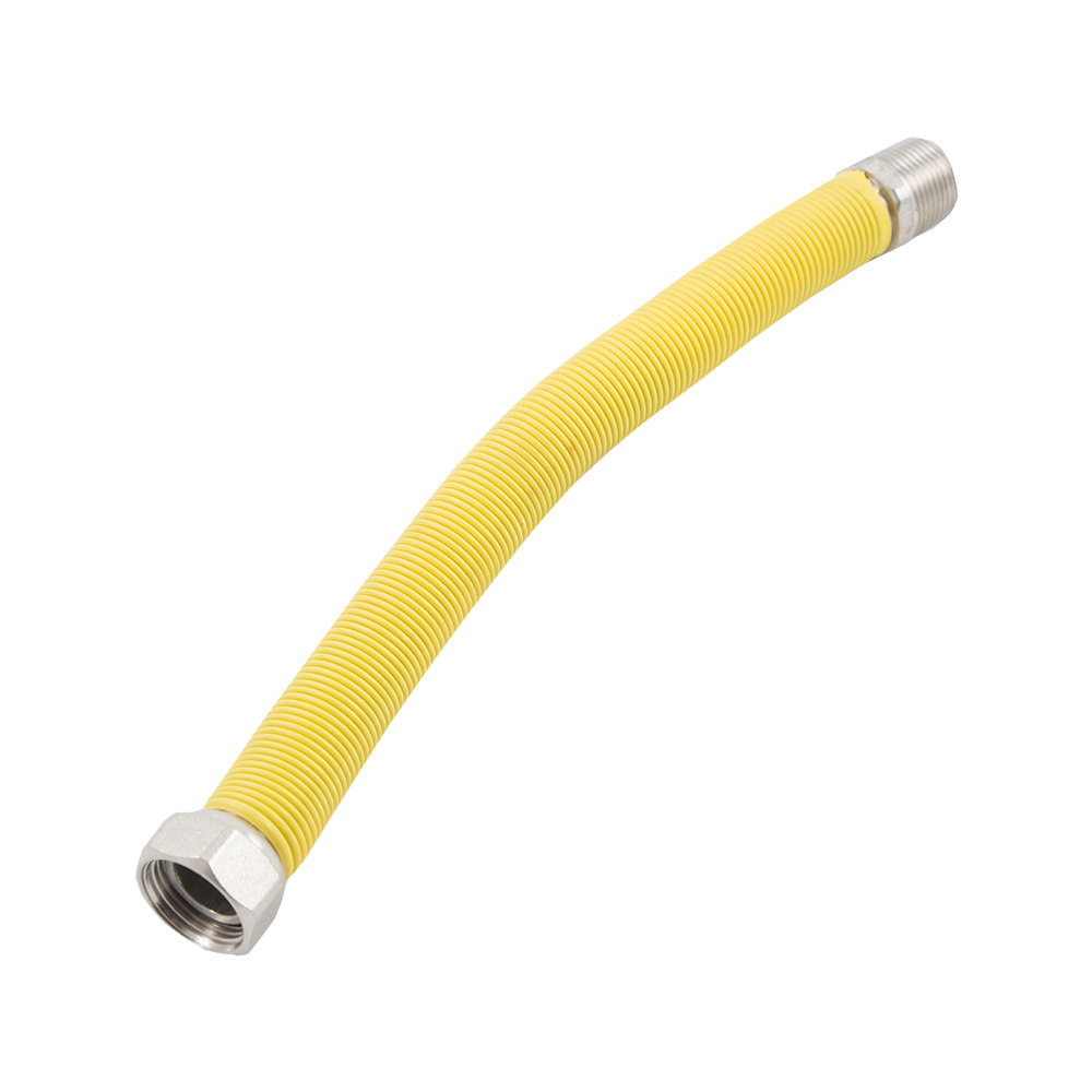 Oferte la Racord gaz Crimel, inox, galben, FI-FE, 3/4, 30-60 cm