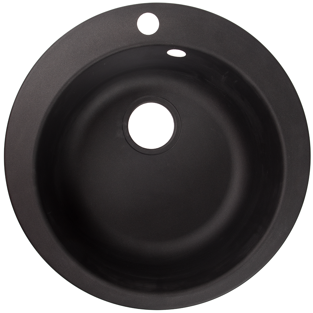 Oferte la Chiuveta rotunda Franke Novara Plus Grafite, tectonite, cuva rotunda, negru, 50 cm