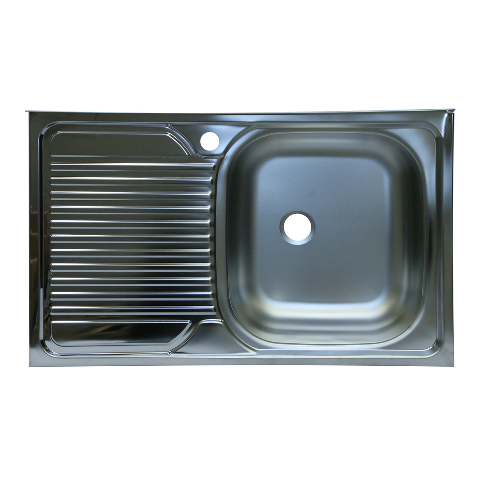 Oferte la Chiuveta bucatarie Pyramis Onset, inox, lucios, 1 cuva dreapta, 800 x 500 mm
