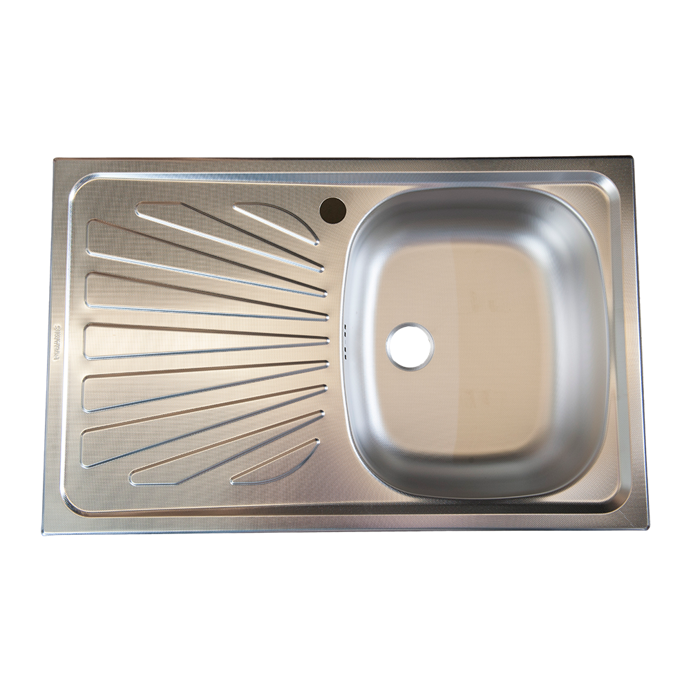 Oferte la Chiuveta bucatarie Pyramis Creta, inox, 1 cuva dreapta, 755 x 480 mm