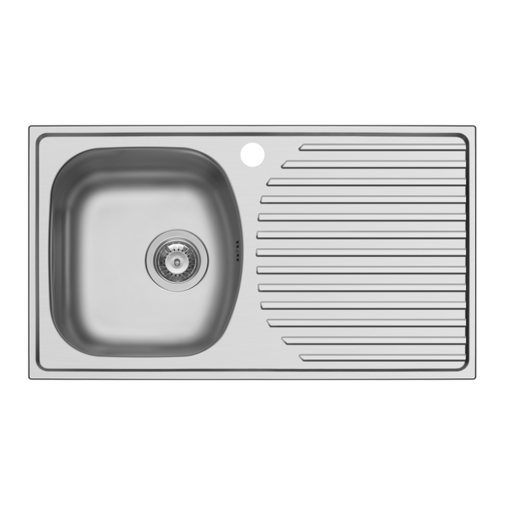 Oferte la Chiuveta bucatarie Pyramis Inset, inox, lucios, 1 cuva stanga, 780 x 440 mm