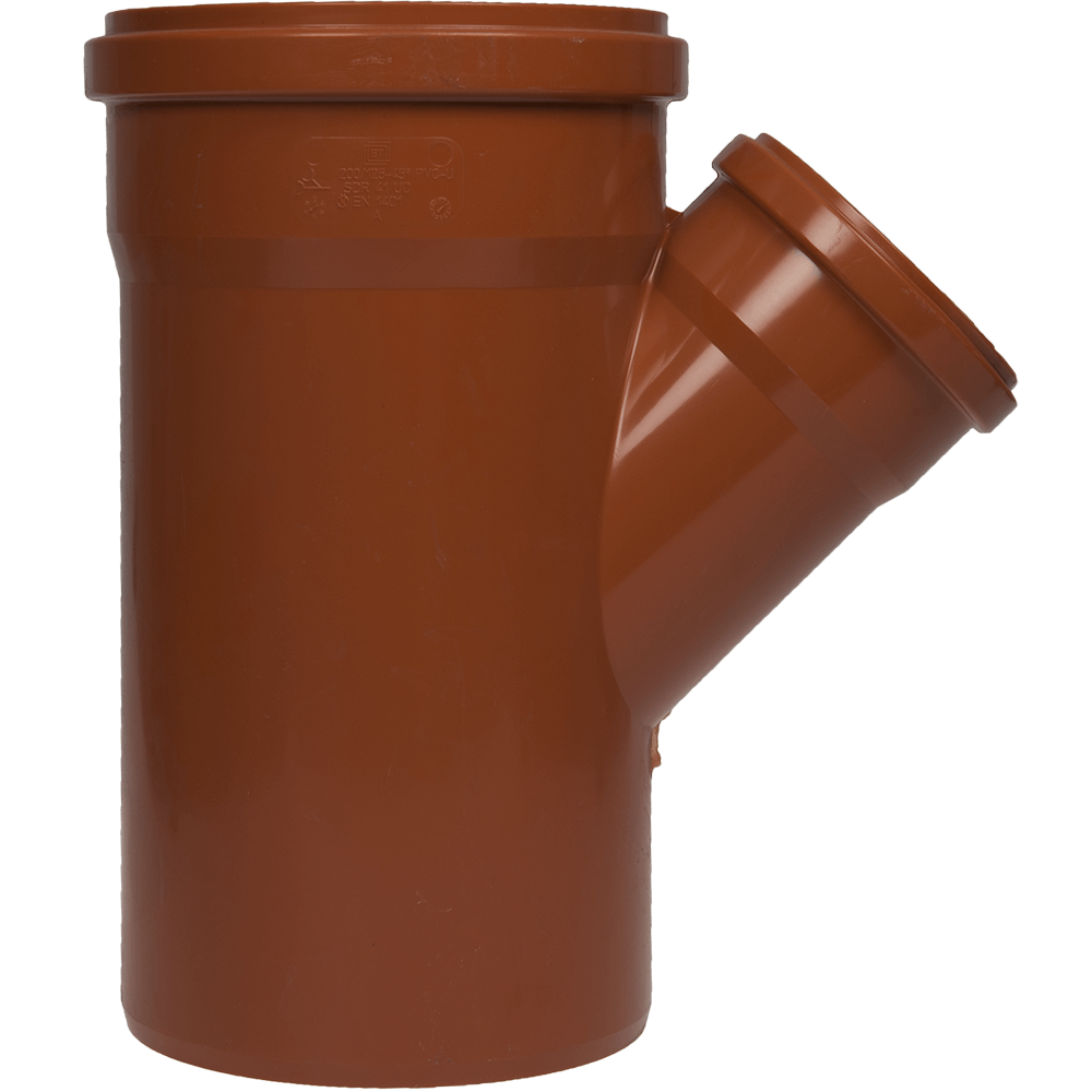 Oferte la Ramificatie canalizare exterioara PVC Valrom, 45 grade, diametru 200 / 125 mm