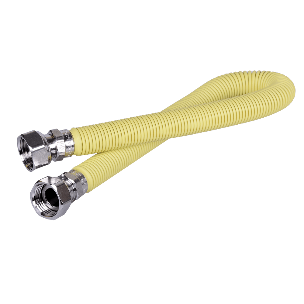 Oferte la Racord de gaz Italflexigas, FF, inox, galben, flexibil, extensibil, 1/2 inch, 40 – 80 cm
