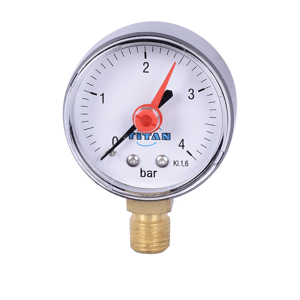 Oferte la Manometru Titan, 0-4 bari, IP 55-65, 1/4 inch